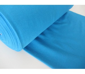 Bündchen einfarbig mittelblau leuchtend